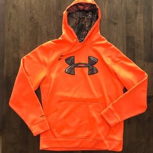 Under Armour Blaze Orange Camouflage Hoodie